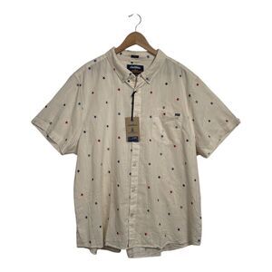 NWT Chubbies Short Sleeve Shirt Men's XXL Resort Weave‎ Friday All stars